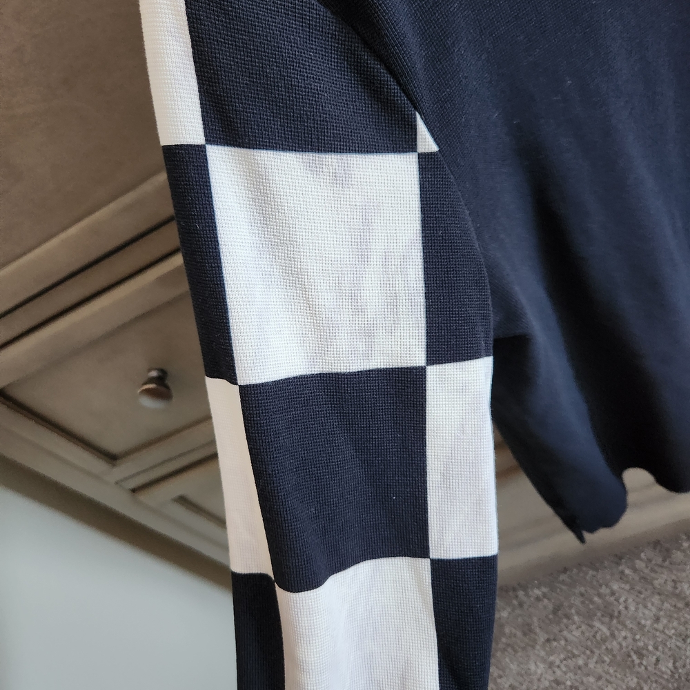 Triumph Motorcycle Navy and White Long Sleeve Shirt - Picture 6 of 9